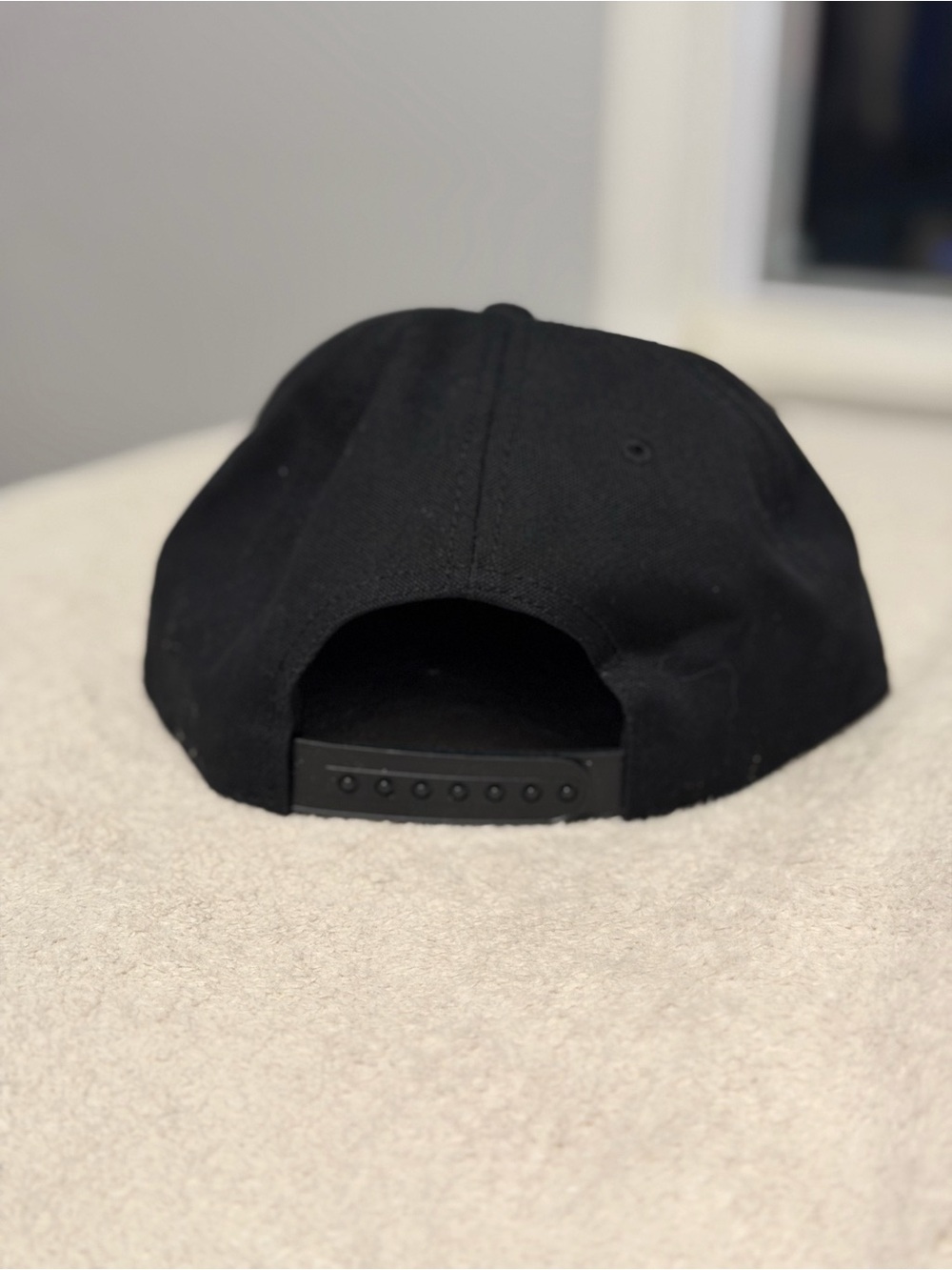 ASOS Black Cap with Silver Rope-Trim Patch - Picture 2 of 5
